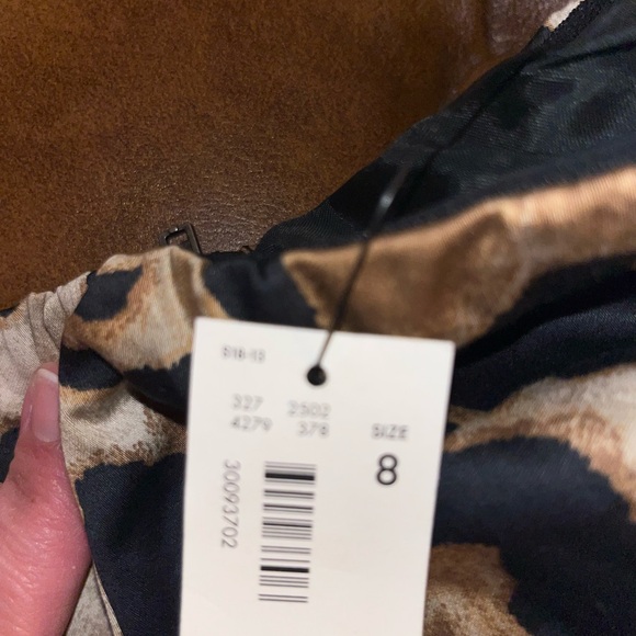 The Limited Animal Print Strapless Woman’s Midi Dress Size 8 NWT - Picture 6 of 7